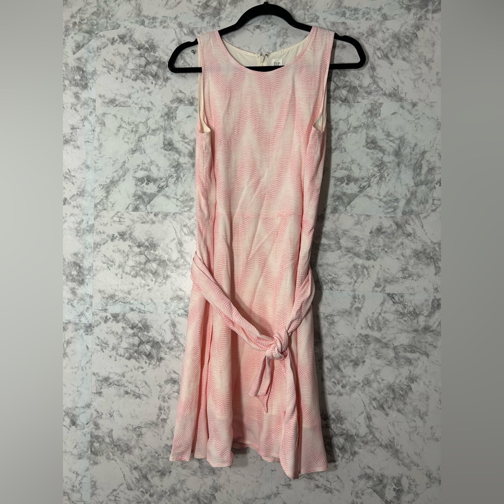 GAP Pink Patterned Mini Dress Sz M EUC
48 .
